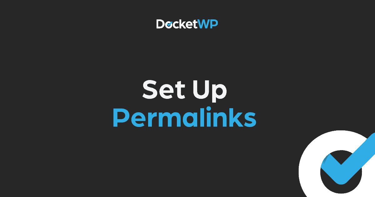 Set Up Permalinks Featured Image 1