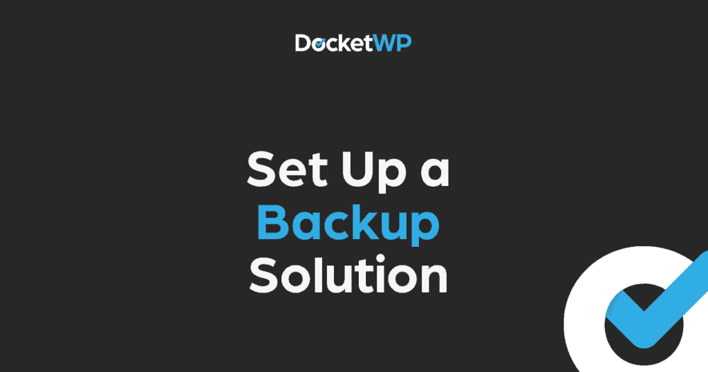 Set Up a Backup Solution Featured Image 1